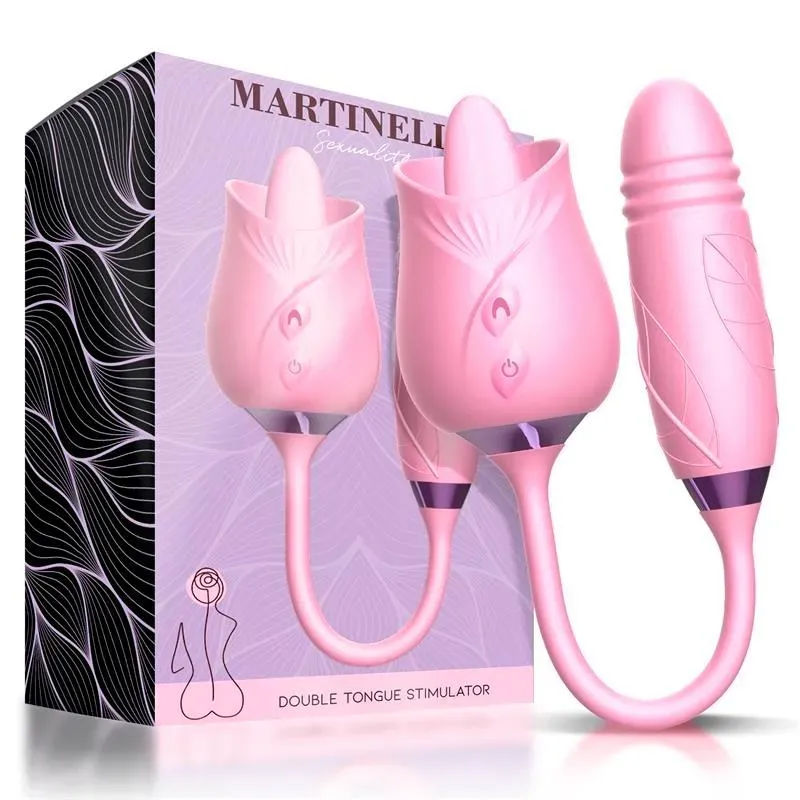 Martinella Lengua Estimuladora Clítoris y Huevo con Thrusting – Estimuladores