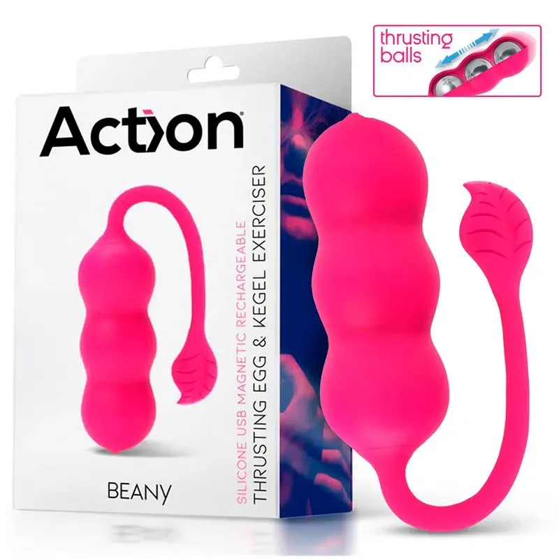 Beany Huevo Vibrador y Entrenador Suelo Pélvico con Empuje – Huevos Vibradores