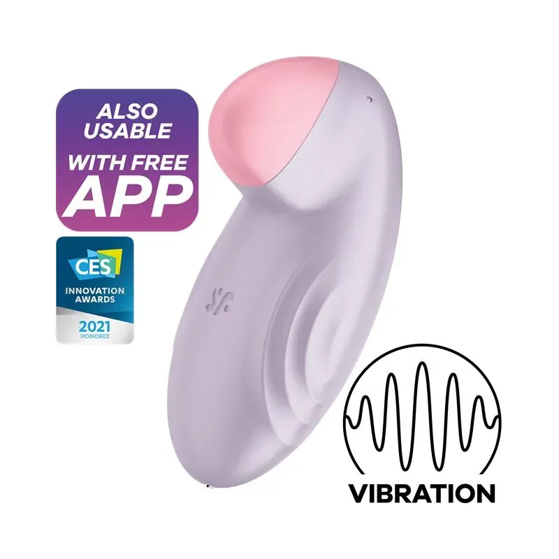 Tropical Tip con APP Satisfyer Connect Lila – Estimuladores