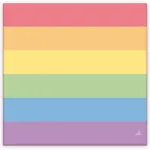 Set 20 Servilletas con Colores Bandera LGBT+