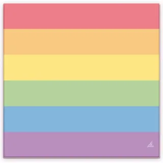 Set 20 Servilletas con Colores Bandera LGBT+