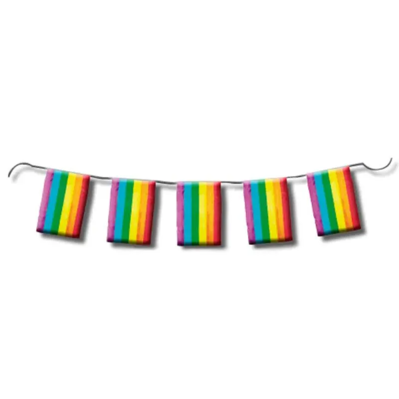 Guirnalda Colores Bandera LGBT+ – línea LGBT+