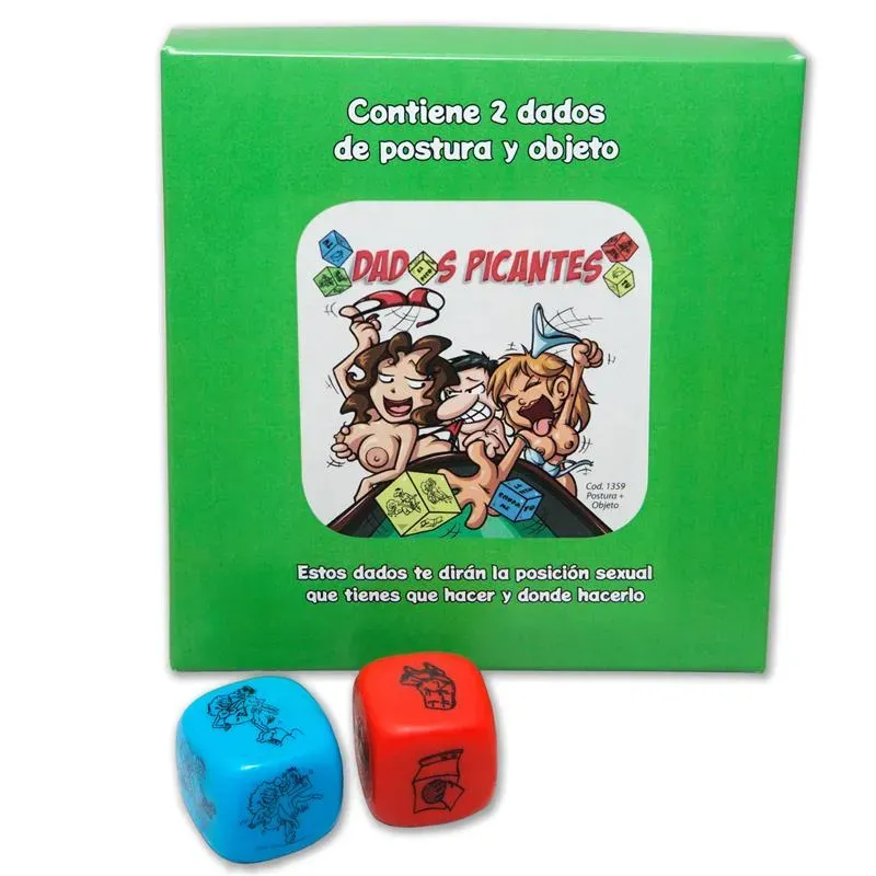 Juego 2 Dados Fluorescentes Postura y Objeto – Dados