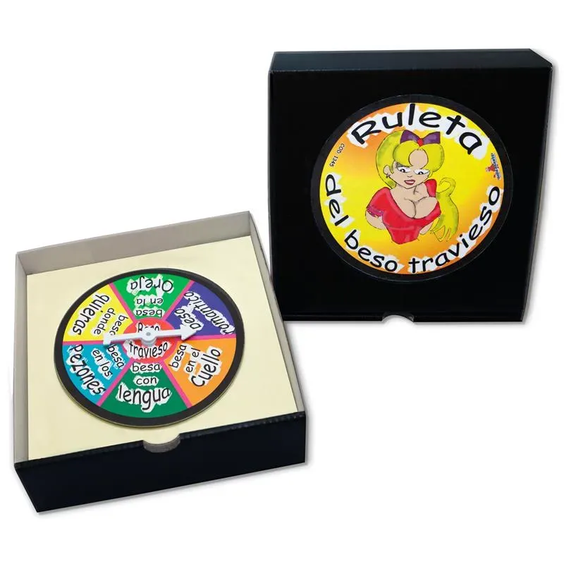 Ruleta del Beso Travieso – Juegos de Pareja