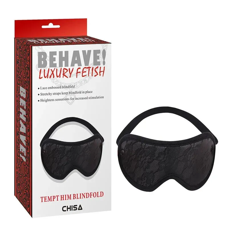 Antofaz con Encaje Tempt Him – Esposas y Antifaces