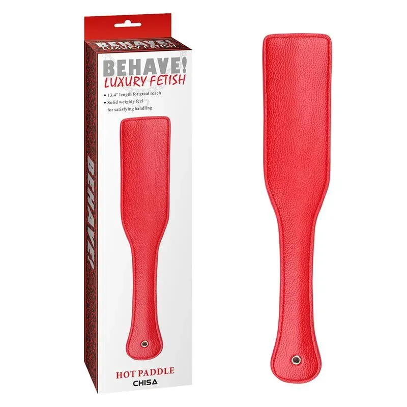 Pala Hot Paddle Color Rojo – Fustas, Floggers y Palas