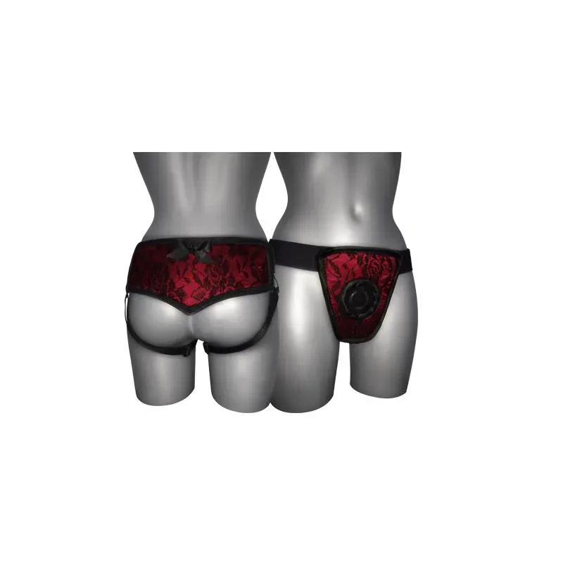 Arnés de Luxe Con Espalda Rojo S - XL – Arneses