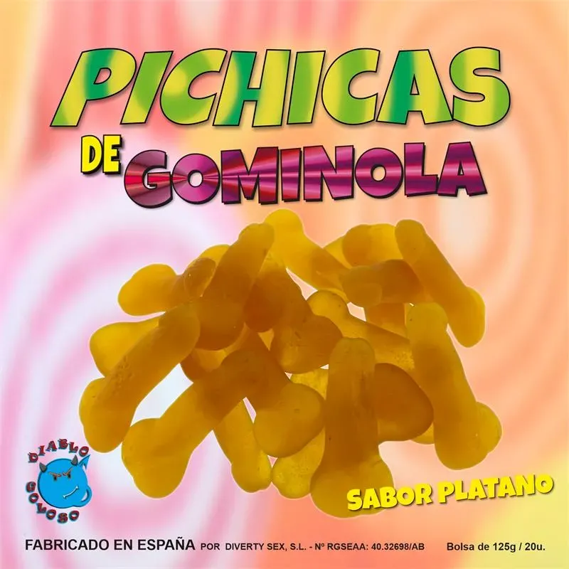 Caja Gominola Pito Sabor Plátano – Juegos Comestibles