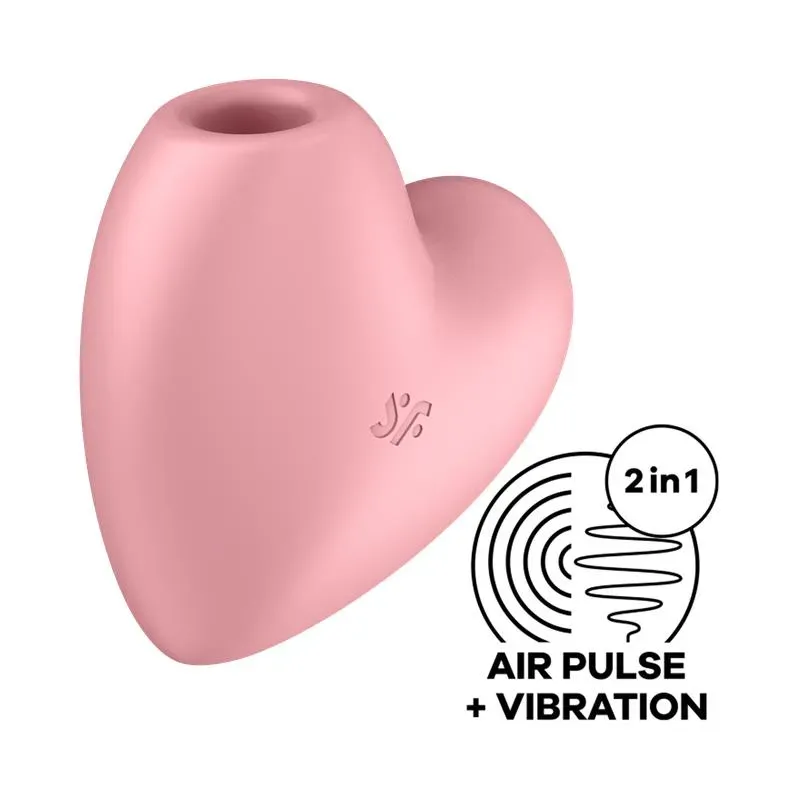 Cutie Heart Succionador de Clítoris y Vibración Rosa – Succionadores Clitoris