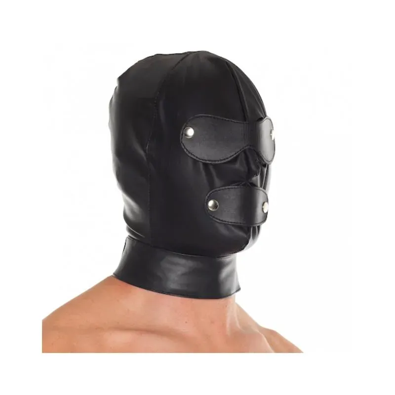 Máscara Cuero Ajustable – BDSM/Máscaras