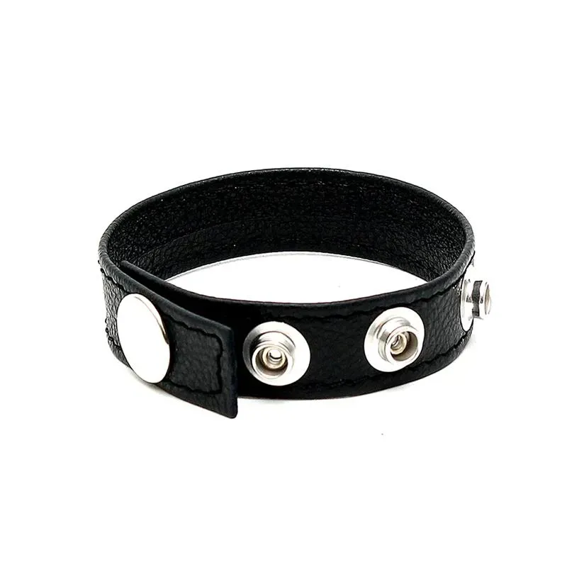 Anillo para el Pene Cuero Ajustable – Anillos Pene