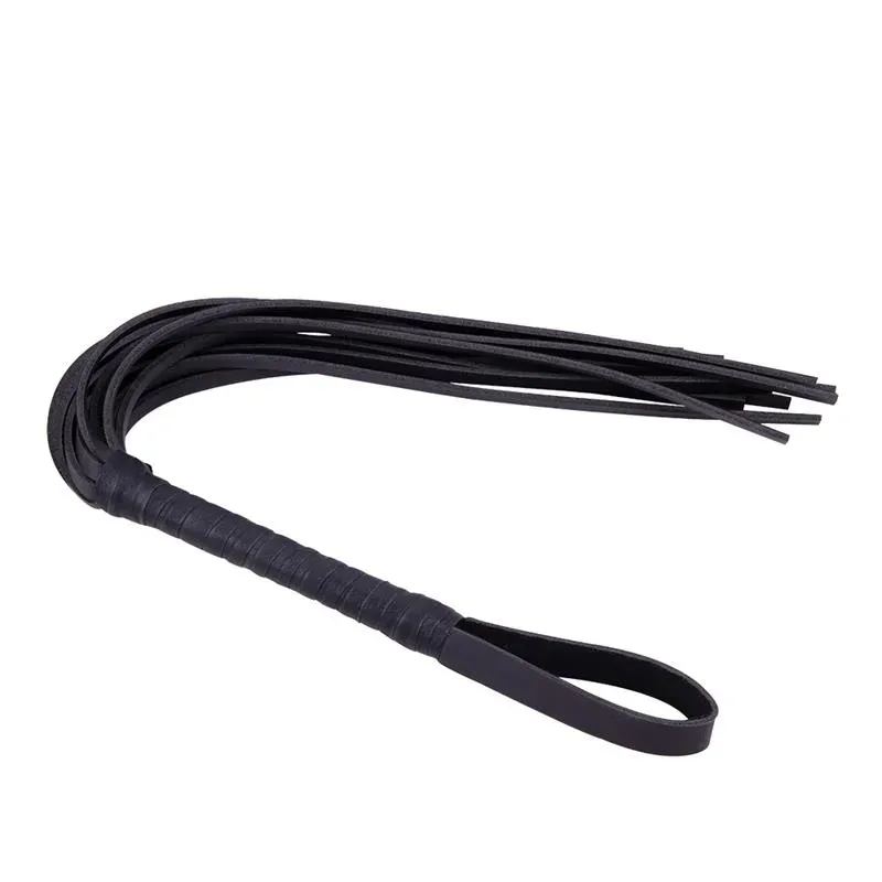 Látigo de Cuero 72 cm Negro – Fustas, Floggers y Palas