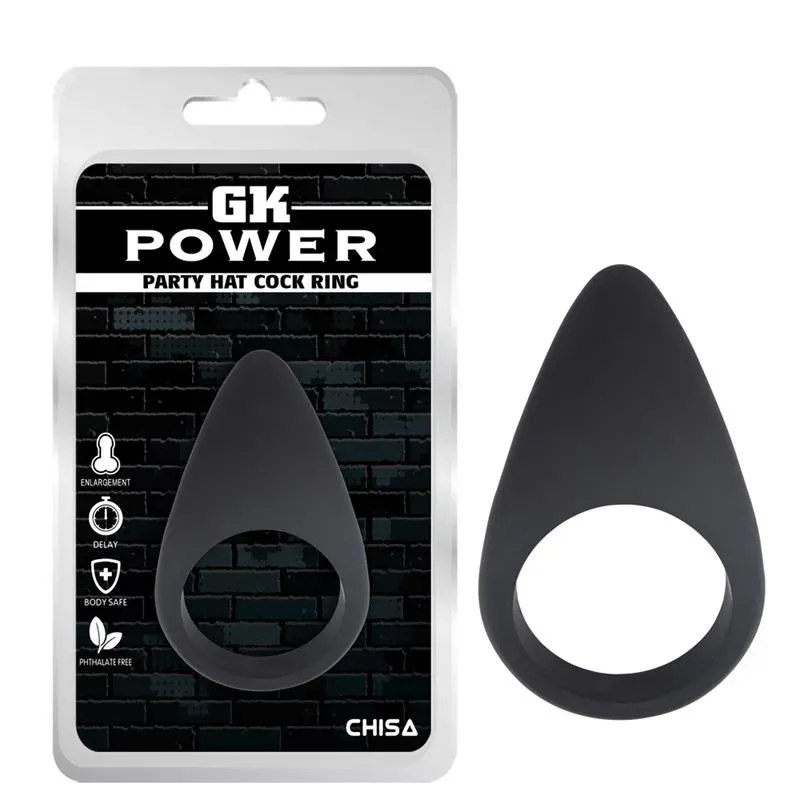 Anillo para el Pene Party Hat Silicona Negro – Anillos Pene
