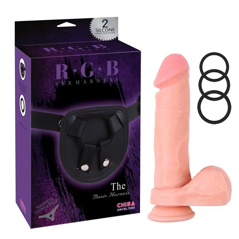 Arnés con Dildo Kyle Korver 21 cm Natural – Arneses