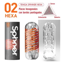 Masturbador Masculino Spinner 02 Hexa