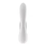 Double Flex Vibrador Punto G 3 Motores Satisfyer APP Connect Blanco