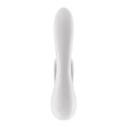 Double Flex Vibrador Punto G 3 Motores Satisfyer APP Connect Blanco