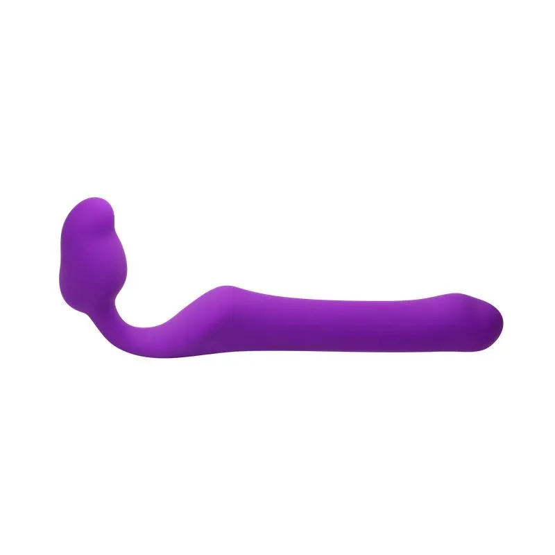 Queens M Dildo Strap-On sin Tirantes Talla M Silicona Púrpura – Dildos