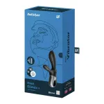 Heat Climax Vibrador con APP Punto G, Punto P y Perineo Función de Calor USB Magnético