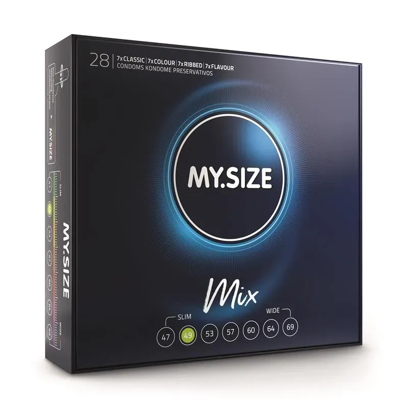 My Size Mix Talla 49 Caja de 28 Uds – Gama Natural