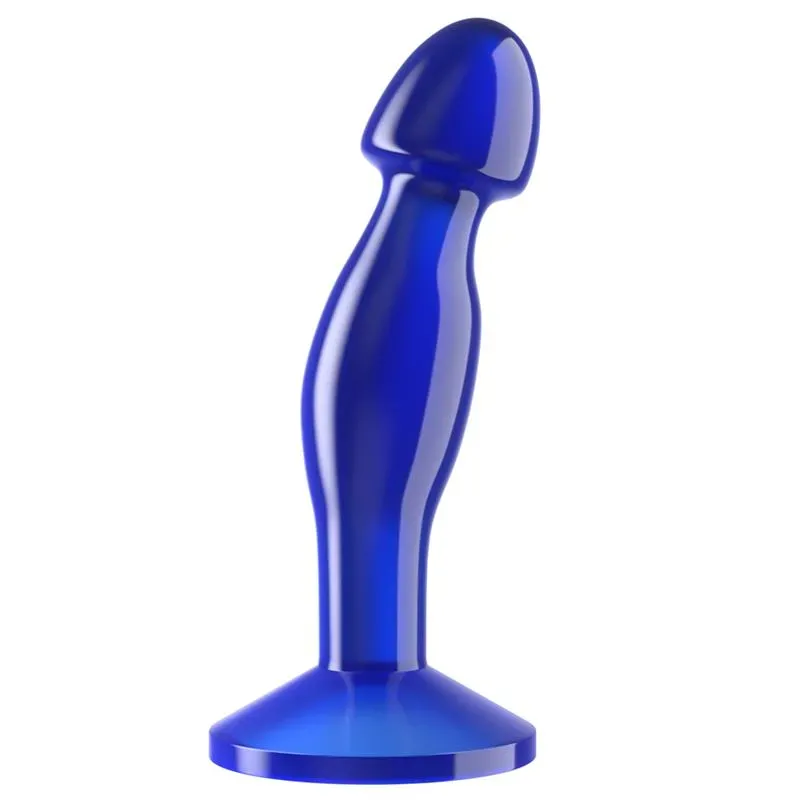 Plug Anal Flawless Azul Transparente 6.5 – Anal