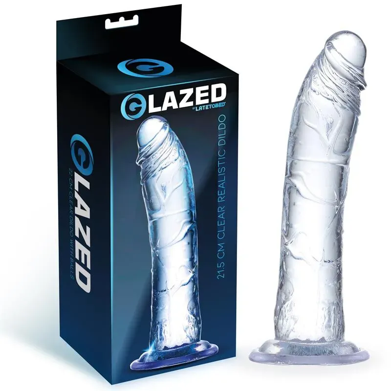 Dildo Realista Material Cristalino 21,5 cm – Dildos