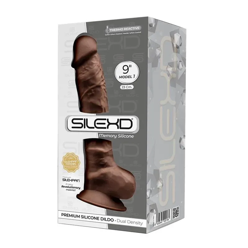 Dildo Dual Density Mod. 1 - 9 Marrón – Dildos