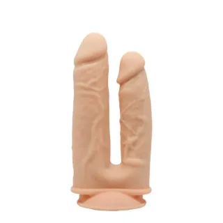 Dildo Doble Penetración 2 Motores Natural