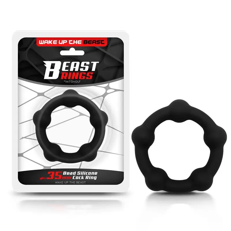 Anillo para el Pene Silicona Sólida 3.5 cm Negro – Anillos Pene