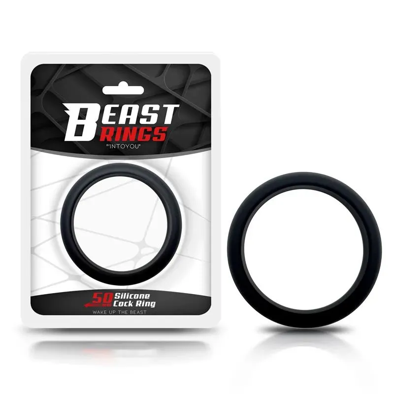 Anillo para el Pene Silicona Sólida 5 cm Negro – Anillos Pene