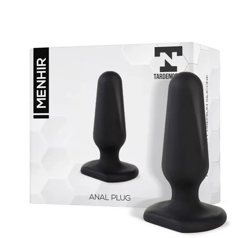 Menhir Plug Anal Silicona Negro – Anal