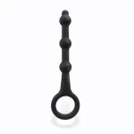 Elmer Plug Anal con Aro de Fácil Extracción Silicona Negro