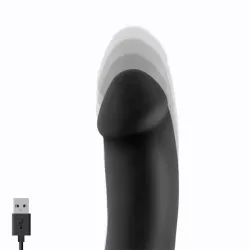 Angus Vibrador con Función de Movimiento Thrusting 2 Motores Silicona USB