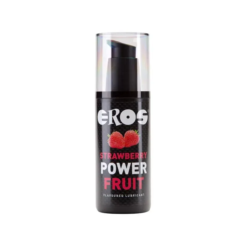 Lubricante sabor Fresa Power 125 ml – Base de Agua