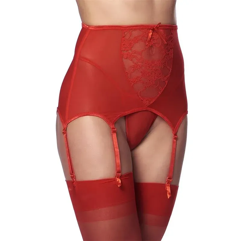 Liguero Ancho con Tanga Rojos – Ligueros