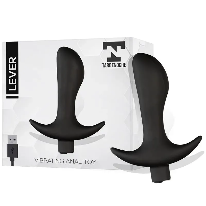 Lever Plug Anal con Vibración USB Silicona – Anal