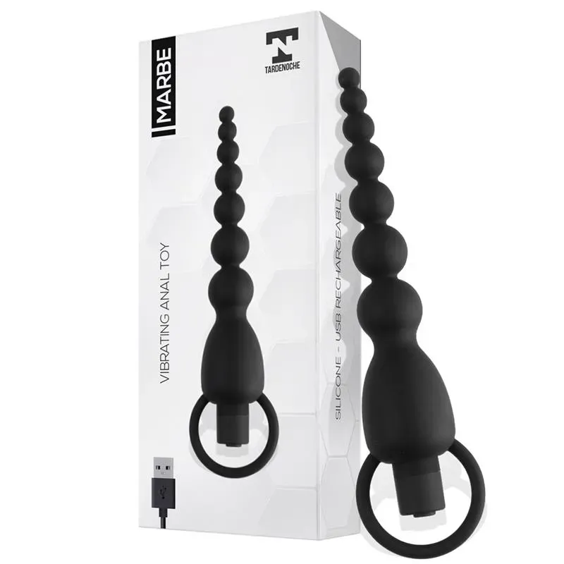 Marbe Cadena Anal con Vibración USB Silicona – Anal