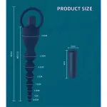 Marbe Cadena Anal con Vibración USB Silicona