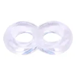 Anillo para el Pene Doble Duo Cock 8 Transparente