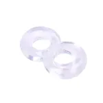 Anillo para el Pene Doble Duo Cock 8 Transparente