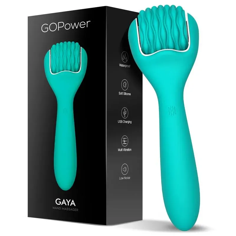 Gaya Masajeador Doble Función USB Silicona – Masajeadores