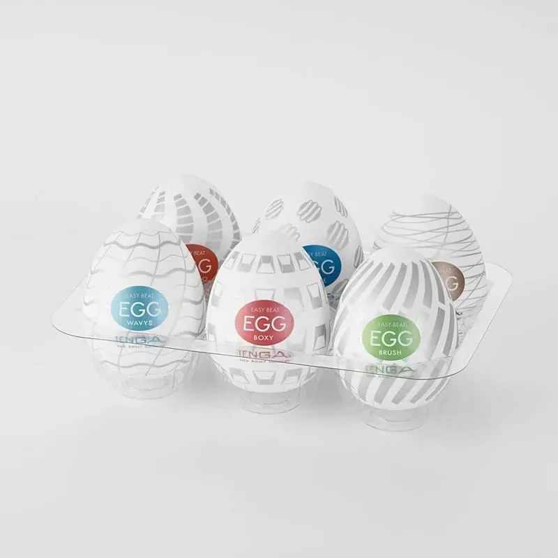 Pack de 6 Huevos Tenga Egg Standard Package – Masturbadores Ella