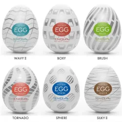 Pack de 6 Huevos Tenga Egg Standard Package