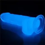 Dildo Lumino 7.5 Luz Azul