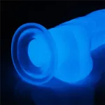 Dildo Lumino 7.5 Luz Azul