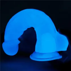 Dildo 8.5 Lumino Luz Azul