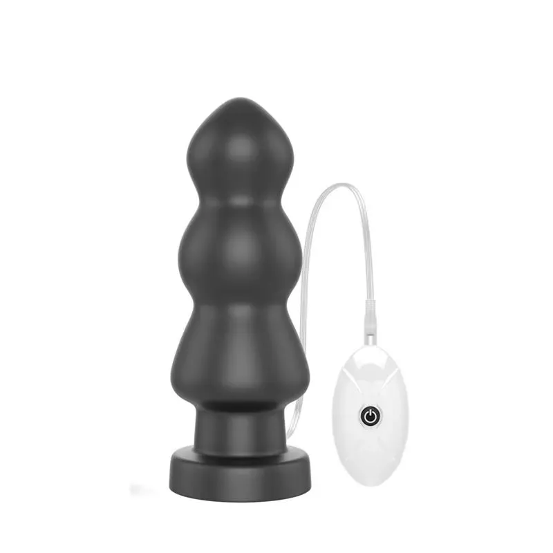 Plug Anal con Vibración King Sized 7.8 Negro – Plugs