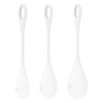 Set 3 Bolas Suelo Pélvico Yoni Power 1 Blanco