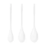 Set 3 Bolas Suelo Pélvico Yoni Power 1 Blanco