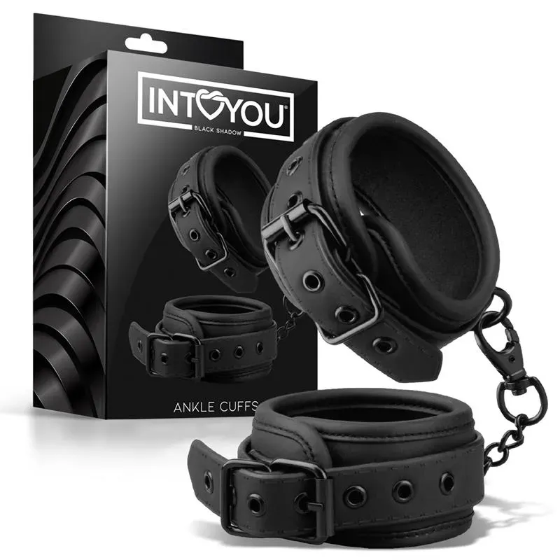 Esposas para Tobillos Cuero Vegano – Esposas y Antifaces